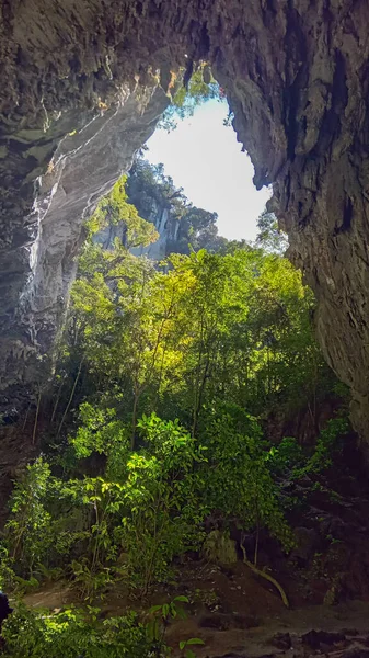 Formaciones Rocosas Cuevas Petar Parque Estatal Turístico Alto Ribeira Sao —  Fotos de Stock