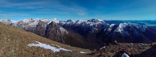 Vista Panorámica Lagos Montañas Bariloche Argentina —  Fotos de Stock
