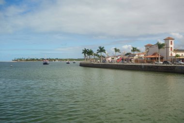 Porto Seguro Körfezi manzaralı, Bahia, Brezilya.