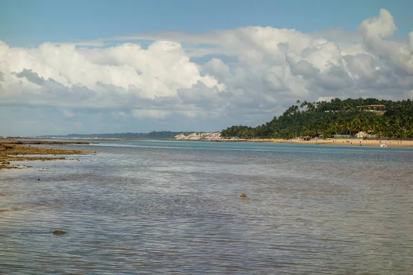 Пляж Arraial Dajuda Городе Порто Сегуро Штат Бахия Бразилия — стоковое фото