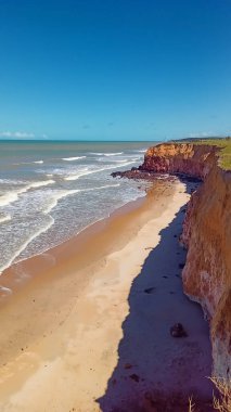 Costa Dourada. Brezilya 'nın Bahia eyaletinin güneyindeki sahil..