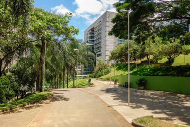 Vitoria 'daki Manolo Cabral Piyanist Parkı, Espirito Santo Eyaleti, Brezilya.