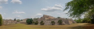 Kabah Maya arkeolojik alanı Yucatan Yarımadası, Meksika.