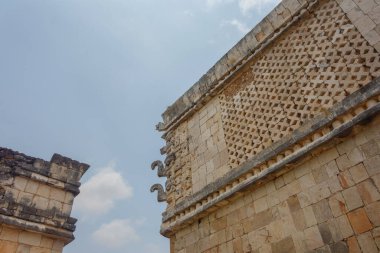 Yucatan Yarımadası, Meksika 'daki Uxmal Maya arkeolojik alanı.