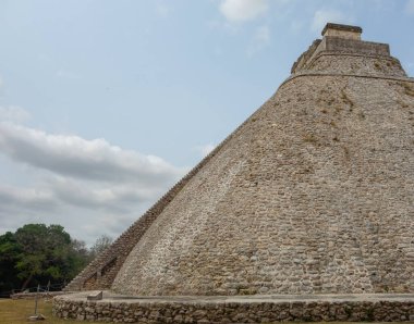 Yucatan Yarımadası, Meksika 'daki Uxmal Maya arkeolojik alanı.
