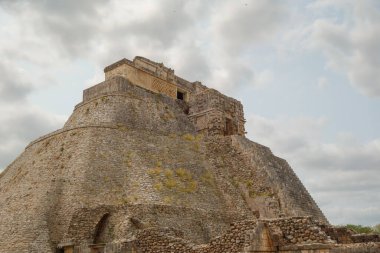 Yucatan Yarımadası, Meksika 'daki Uxmal Maya arkeolojik alanı.