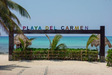 Playa del Carmen, Meksika: Turist tabelası.