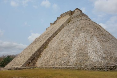 Yucatan Yarımadası, Meksika 'daki Uxmal Maya arkeolojik alanı.