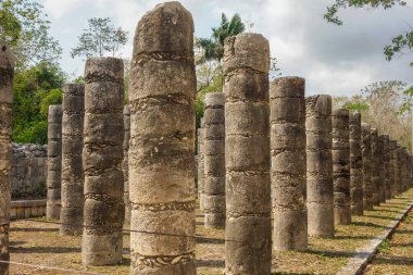Chichen Itza arkeolojik kompleksi Yucatan Yarımadası, Meksika. Büyük Kolombiya öncesi şehir.