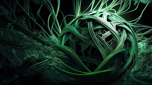 world wide web with green tints. High quality photo