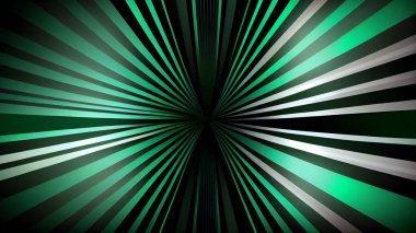 Green and black abstract background with rays and beams. High quality photo