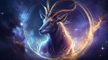 Zodiac sign Capricorn. Zodiac horoscope. Horoscope background. High quality photo