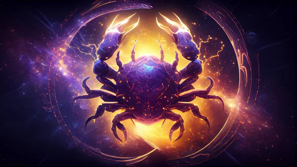 Abstract background with glowing scorpion. Fantasy fractal texture. Digital art. High quality photo