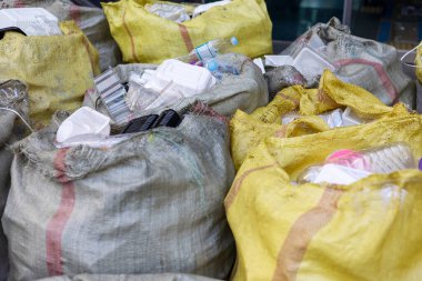 Separate and send out the recyclable waste