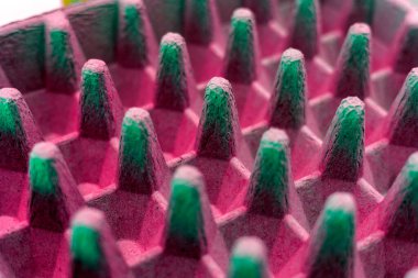 The abstract structure in viva magenta color