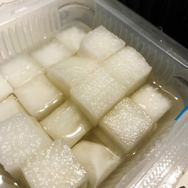 Korean pickled radishes in South Korea