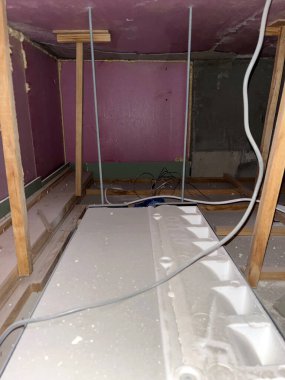 A field of construction work