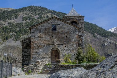 Streets of a typical european mountain village