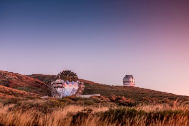 telescopes on the island of La Palma. High quality photo