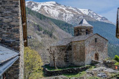 Streets of a typical european mountain village