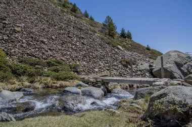 Pyrenees mountains landscape in spring. High quality photo