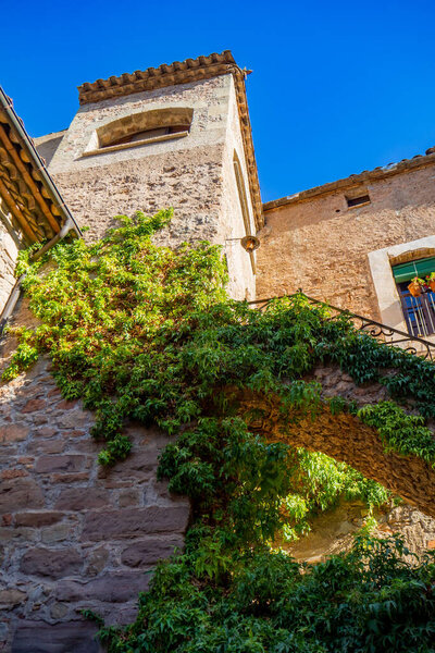 Streets of a typical european mountain village