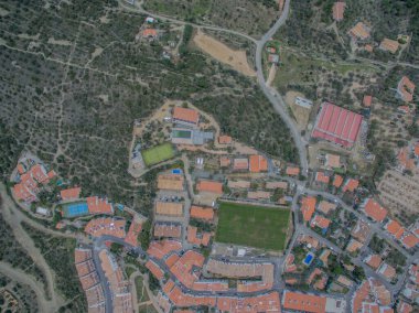 Aerial view from Cap de Creus to the Costa Brava. High quality photo