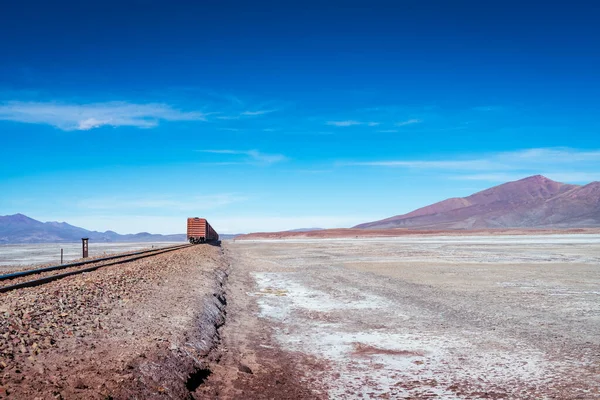 Cemitério Trem Altiplano Boliviano Foto Alta Qualidade — Fotografia de Stock