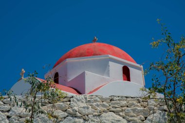 Mykonos köyünün manzarası. Yüksek kalite fotoğraf