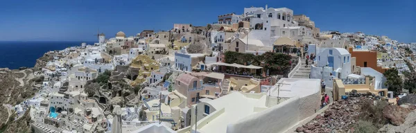 Uitzicht Het Dorp Oia Santorini Hoge Kwaliteit Foto — Stockfoto