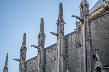 Notre Dame de Paris Katedrali. Yüksek kalite fotoğraf