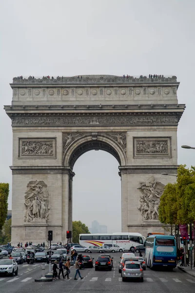 Arco Trionfo Parigi Foto Alta Qualità — Foto Stock