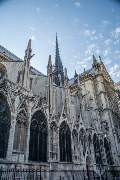 Katedra Notre Dame Paryżu Wysokiej Jakości Zdjęcie — Zdjęcie stockowe