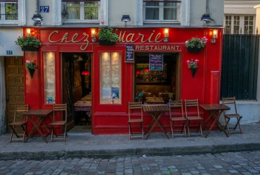 Paris sokaklarında günlük hayat. Yüksek kalite fotoğraf