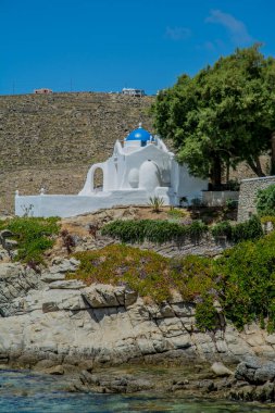 Mykonos köyünün manzarası. Yüksek kalite fotoğraf