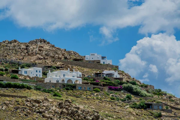 Вид Село Миконос Фотографія Високої Якості — стокове фото