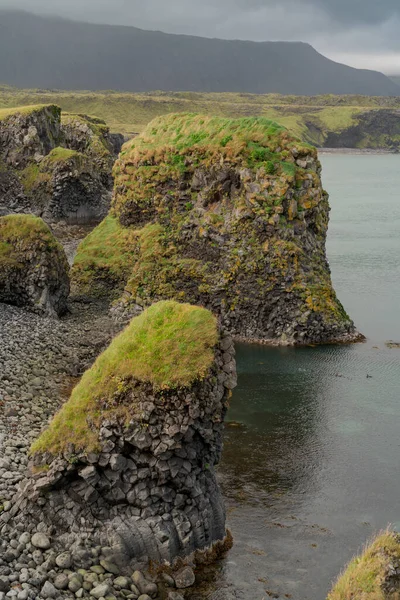 Velkolepá Sopečná Krajina Islandu Kvalitní Fotografie — Stock fotografie