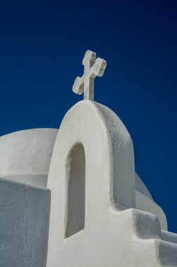 Mykonos köyünün manzarası. Yüksek kalite fotoğraf