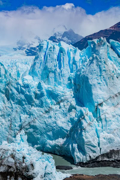 Gletsjerlandschap Van Perito Moreno Pampa Argentinië Hoge Kwaliteit Foto — Stockfoto