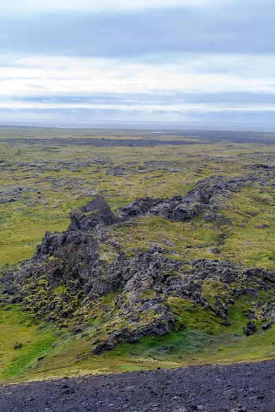 Θεαματικό Ηφαιστειακό Τοπίο Στην Ισλανδία Υψηλής Ποιότητας Φωτογραφία — Φωτογραφία Αρχείου