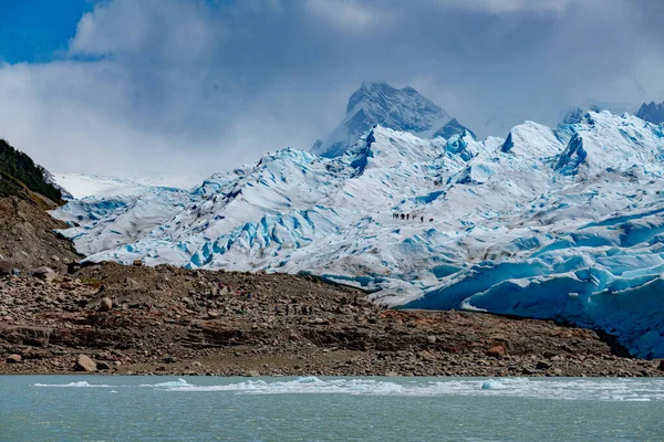 Gletscherlandschaft Perito Moreno Der Pampa Argentiniens Hochwertiges Foto — Stockfoto