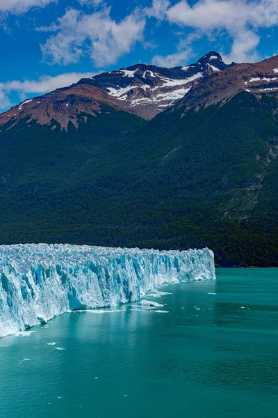 Perito Moreno Gleccser Tájképe Pampa Argentínában Kiváló Minőségű Fénykép — Stock Fotó