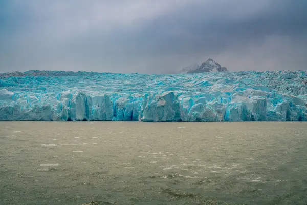 Серый Ледник Национальном Парке Торрес Дель Пейн Чилийской Патагонии Высокое — стоковое фото
