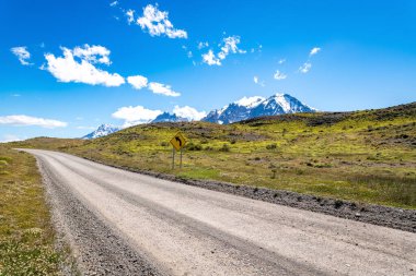 Torres del Paine Ulusal Parkı, Şili Patagonya. Yüksek kalite fotoğraf
