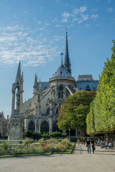 Catedral Notre Dame París Foto Alta Calidad — Foto de Stock