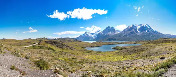 Национальный Парк Торрес Дель Пейн Чилийской Патагонии Высокое Качество Фото — стоковое фото