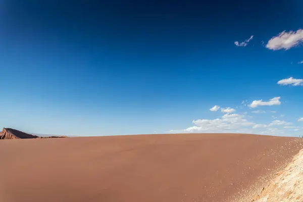 智利阿塔卡马的Valles Luna沙漠景观 高质量的照片 — 图库照片