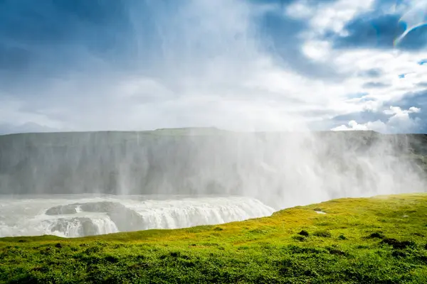 stock image spectacular Gullfoss waterfall in Iceland. High quality photo