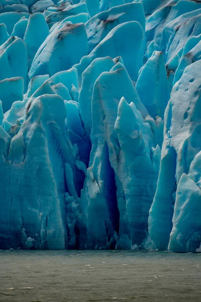 Glaciar Gris Parque Nacional Torres Del Paine Patagonia Chilena Foto — Foto de Stock
