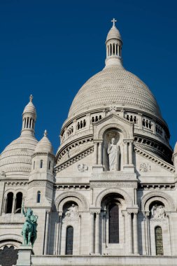 Sacre Coeur de Paris mimarisinin ayrıntıları. Yüksek kalite fotoğraf